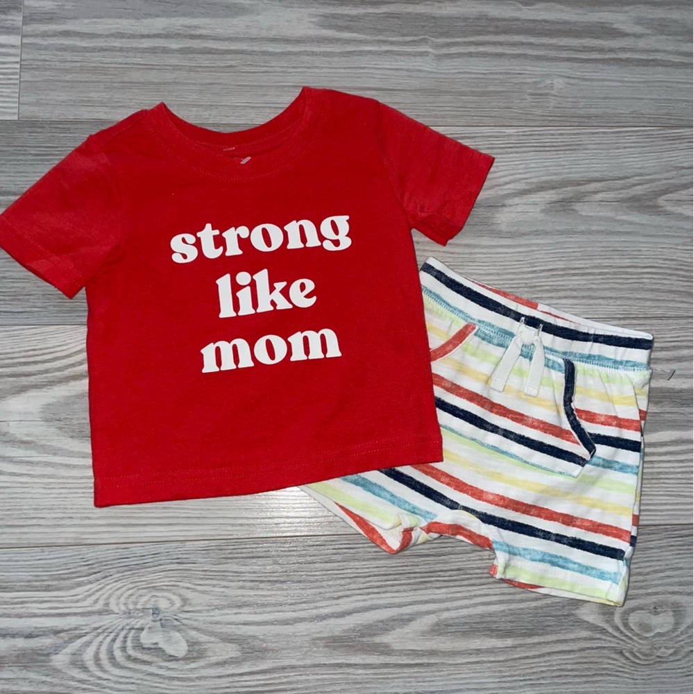 Baby Boys Two-Piece Summer Outfit Size 6 Months